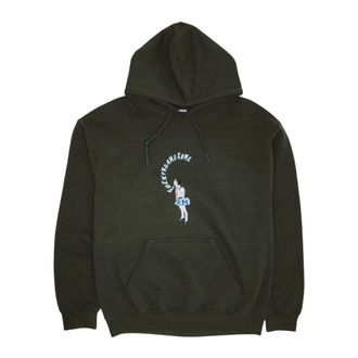 Fa Hoodies, male, Green, Size: S Mouth Girl Hoodie