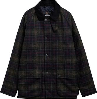 Barbour Giacca in lana Tartan Bedale - - Jackets - Uomo - Verde - XL