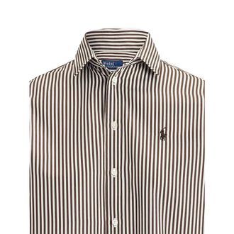 Ralph Lauren Striped Cotton Shirt - Brown