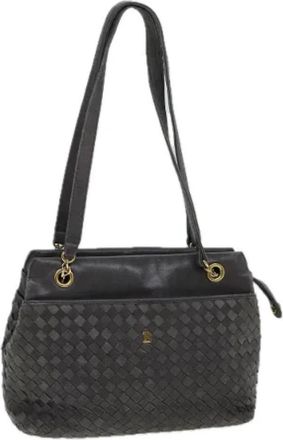 Bally Tweedehands leren schoudertassen - Dames - Vintage Schoudertas - Grijs - ONE Size - Leer - Vintage