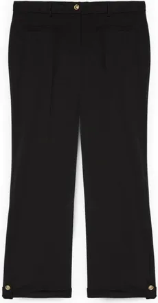 Fiorella Rubino Broeken, Dames, Zwart, XL, Straight Broeken