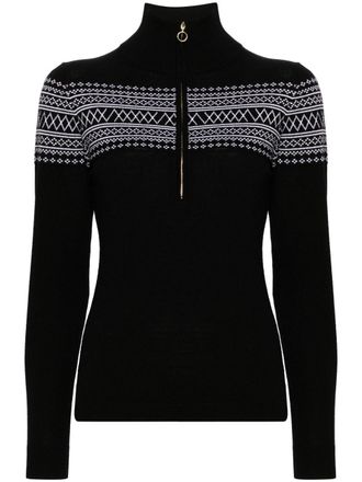 We Norwegians zip-up sweater - women - Merino - S - Black
