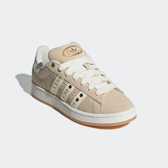 adidas Sneaker ADIDAS ORIGINALS CAMPUS 00S, Damen, Gr. 38,5, sand strata, cream wei&szlig;, gold metallic, Leder, Schuhe Sneaker