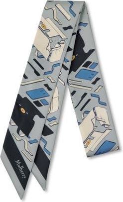 Mulberry Skinny Scarf - Bayswater Workshop in Light Grey at Nordstrom