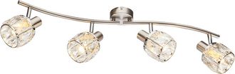 Globo Lighting Foco - N&iacute;quel - Kris - Metal - Foco De Superficie - E14 - 54356-4