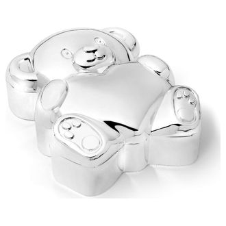 Zilverstad Caja De Plata Para El Primer Diente O Mech&oacute;n De Pelo, Un Osito Con Un Coraz&oacute;n Grabado Tama&ntilde;o: 57x47x24 Mm Sku: Zv6027261