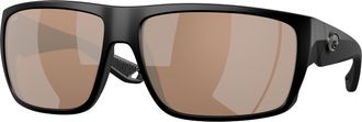 Costa Costa del Mar Mens 64 mm Matte Black Sunglasses