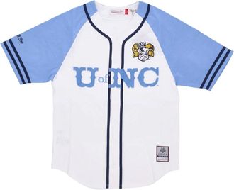 Mitchell & Ness Ncaa Oefendag Baseball Jersey Wit - Heren - Fitness - Wit - M - Katoen - Fitness