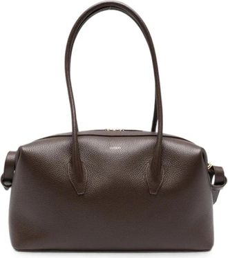 Yuzefi Brioche Duffle - Dames - Schoudertassen - Bruin - ONE Size - Leer - Tassen