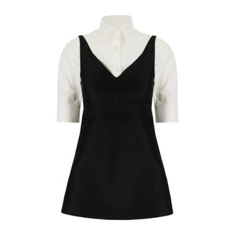 Balenciaga Dames, Jurken, Zwart, Maat: S