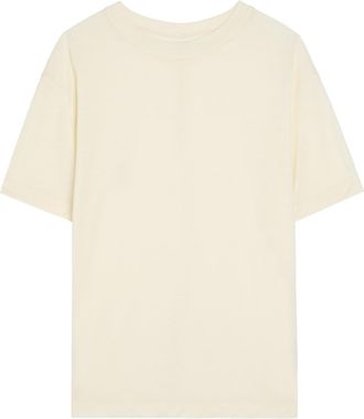 Another Tomorrow Boy Jersey T-shirt - White - S (UK8-10 / S)