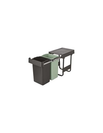 Brabantia Poubelle Encastrable 2 X 15 L - Sort & Go Built-in - Brabantia