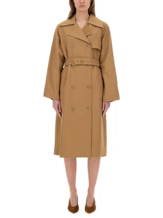 Michael Kors Double-Breasted Trench Coat
