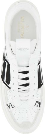 Valentino Garavani Color-Block Calf Leather Sneaker - White