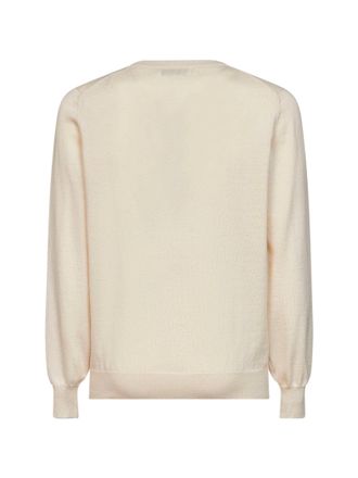 Brunello Cucinelli Mens Crewneck Cashmere Sweater Butter Beige