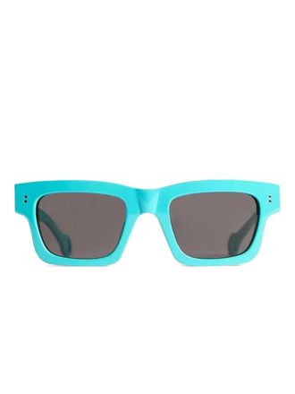 J.W.Anderson Jwa02 rectangle-frame sunglasses - Blu