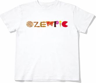 Unfortunate Portrait Womens Boyfriend Tee In Ozempic