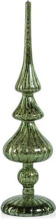 Zodax Set of 2 Azenor LED Decorative Glass Tabletop Finial Ornaments in Antique Green at Nordstrom Rack