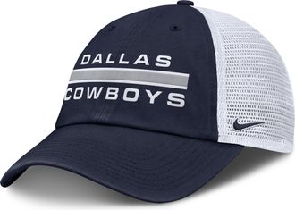 Nike Dallas Cowboys Primetime Nike Mens NFL Trucker Adjustable Hat in Blue | NF03044P7RD-T6J