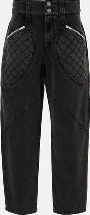 Isabel Marant Catarina panelled tapered jeans