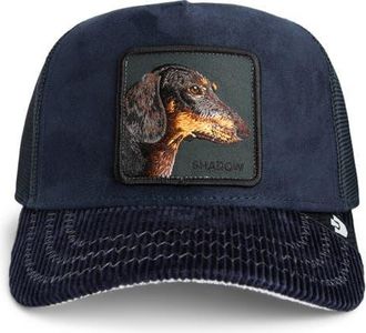 Goorin Brothers Shadow Remix Dog Patch Snapback Trucker Hat in Navy Multi at Nordstrom