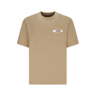 Jacquemus Heren, Tops, Beige, Maat: XS Katoen