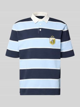 Mc Neal Regular Fit Poloshirt mit Label-Stitching in Dunkelblau, Gr&ouml;&szlig;e XXXL