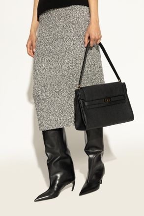 Tory Burch Shoulder Bag Lee Radziwill Large, Womens, Black