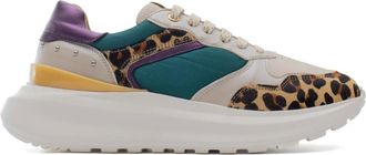 Ambitious Schoenen, Dames, Veelkleurig, 37 EU, Leer, Bella Chunky Sneaker