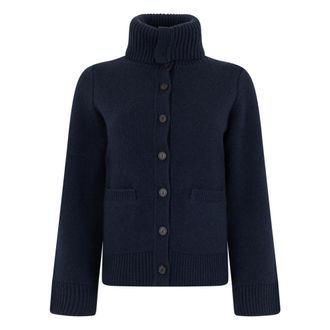 Vince Dames, Truien, Blauw, Maat: XS Wol