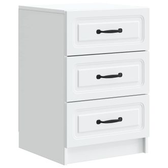 vidaXL Armario De Noche 43 X 41 X 63,5 Cm Madera De Ingenier&iacute;a Vidaxl