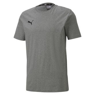 Puma Trainingsshirt PUMA TEAMGOAL 23 CASUALS TEE, Herren, Gr. L, grau (medium gray heather), Jersey, Obermaterial: 100% Baumwolle, unifarben, slim fit norm