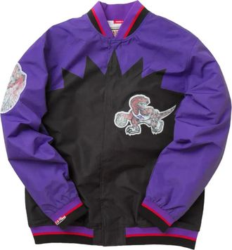 Mitchell & Ness x Toronto Raptors Giacca 75th Anniversary Warm Up - Viola