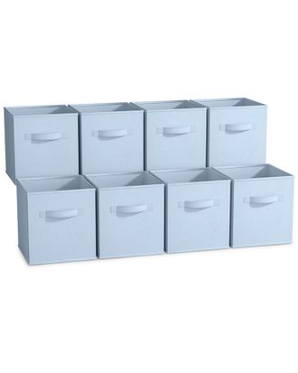 Sorbus 11In 8 Pack Foldable Storage Bins