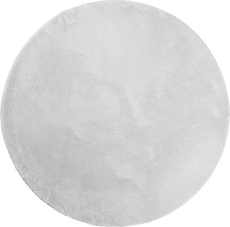 vidaXL Vidaxl - Alfombra De Pelo Corto Suave Lavable Huarte Gris &Oslash; 120 Cm