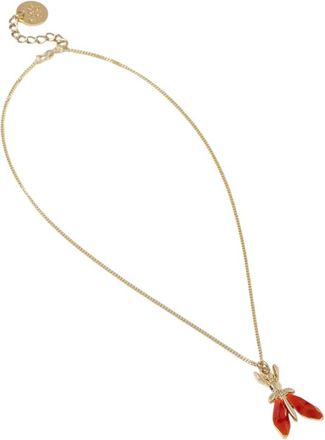 Patrizia Pepe Collana Precious Fly - - Accessories - Donna - Arancione - ONE SIZE