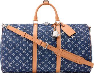 Louis Vuitton Keepall Bandouli&egrave;re 50 Blue M27781