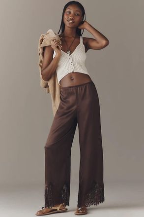 Reformation Carolina Silk Lace Pants