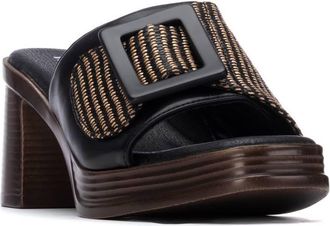 Xti Womens Refresh Collection Block Heel Slip On Sandals