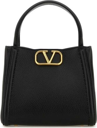 Valentino Garavani Black Leather Handbag