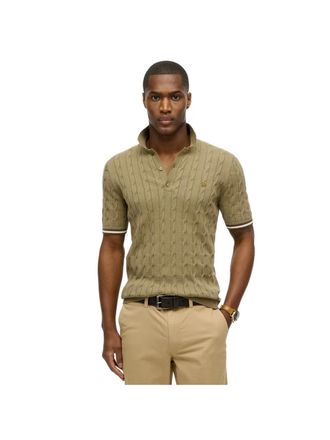 Superdry gebreide poloshirt voor heren