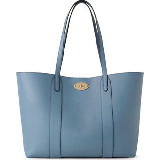 Mulberry Bayswater Leather Tote in Brighton Blue at Nordstrom