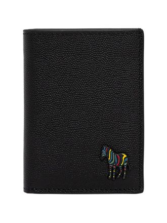 Paul Smith zebra-appliqu&eacute; wallet - men - Calf Leather - One Size - Black