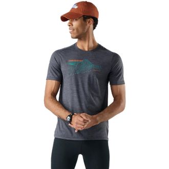 Smartwool Mens Alpine Trace Active T-Shirt Gray L