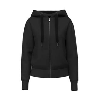 Guess Hoodies & sweatvesten, Dames, Zwart, XS, Zip-through Hoodie