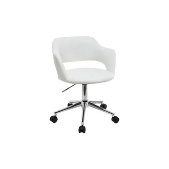 Miliboo Miliboo - Sedia Da Ufficio Design Bianco Jessy