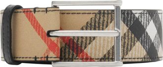 Burberry Cintura a quadri - Marrone