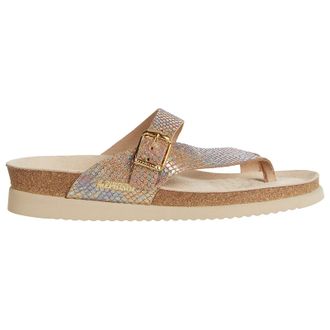 Mephisto Mephisto Helen Leather Womens Toe Post Sandals - Multicoloured Reptilia - Size:UK 7.5