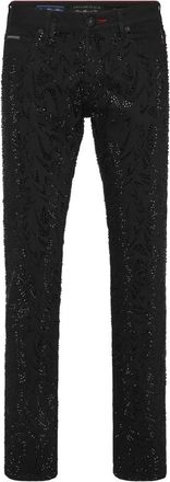 Philipp Plein Super Straight Jeans - Heren - Regular Fit Jeans - Zwart - W30 - Denim - Jeans