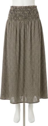 Z Supply Brooke Skirt In Black Gingham